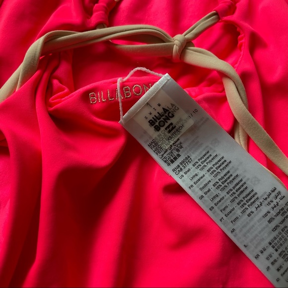 Neon Pink Billabong Swimsuit - Picture 3 of 3